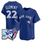 Toronto Blue Jays #22 Vladimir Guerrero Jr. Royal BFRAILEY 50th Anniversary Alternate Limited Jersey