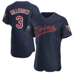 Minnesota Twins #3 Harmon Killebrew Player Navy BFRAILEY60th Home Limited Elite Stitched Jerseys
