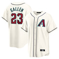 Arizona Diamondbacks #23 Zac Gallen Player Cream BFRAILEY Home Game Stitched Jerseys