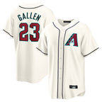 Arizona Diamondbacks #23 Zac Gallen Player Cream BFRAILEY Home Game Stitched Jerseys