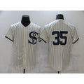 Chicago White Sox #35 Frank Thomas 2021 Cream Navy BFRAILEY Field of Dreams Flex Base Stitched Jersey