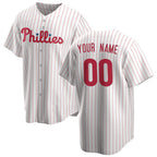 Custom Philadelphia Phillies White BFRAILEY Home Replica Jersey