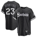 Chicago White Sox #23 Andrew Benintendi Player Black BFRAILEY City Connect Home Game Stitched Jerseys