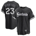 Chicago White Sox #23 Andrew Benintendi Player Black BFRAILEY City Connect Home Game Stitched Jerseys