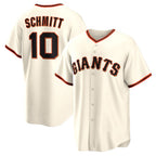 San Francisco Giants #10 Casey Schmitt Cream BFRAILEY Home Replica Jersey