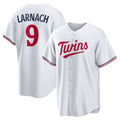 Minnesota Twins #9 Trevor Larnach White BFRAILEY Home Replica Jersey