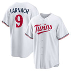 Minnesota Twins #9 Trevor Larnach White BFRAILEY Home Replica Jersey