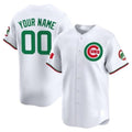 Custom Chicago Cubs Mexico Vapor Premier Limited Jersey V3 ¨C All Stitched-White BFRAILEY