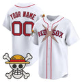 Custom Boston Red Sox x One Piece White BFRAILEY Vapor Premier Limited Jersey - Stitched