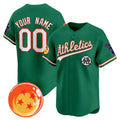 Custom Oakland Athletics x Dragon Ball Green BFRAILEY Vapor Premier Limited Jersey - All Stitched