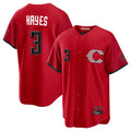 Cincinnati Reds #3 Ke'Bryan Hayes Player Red BFRAILEY 2026 City Connect Home Game Stitched Jerseys