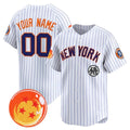 Custom New York Yankees x Dragon Ball White BFRAILEY Vapor Premier Limited Jersey - All Stitched