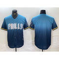 Philadelphia Phillies Blank Blue BFRAILEY 2024 City Connect Limited Stitched Jersey
