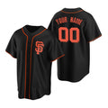Custom San Francisco Giants Black BFRAILEY Stitched Cool Base Jersey