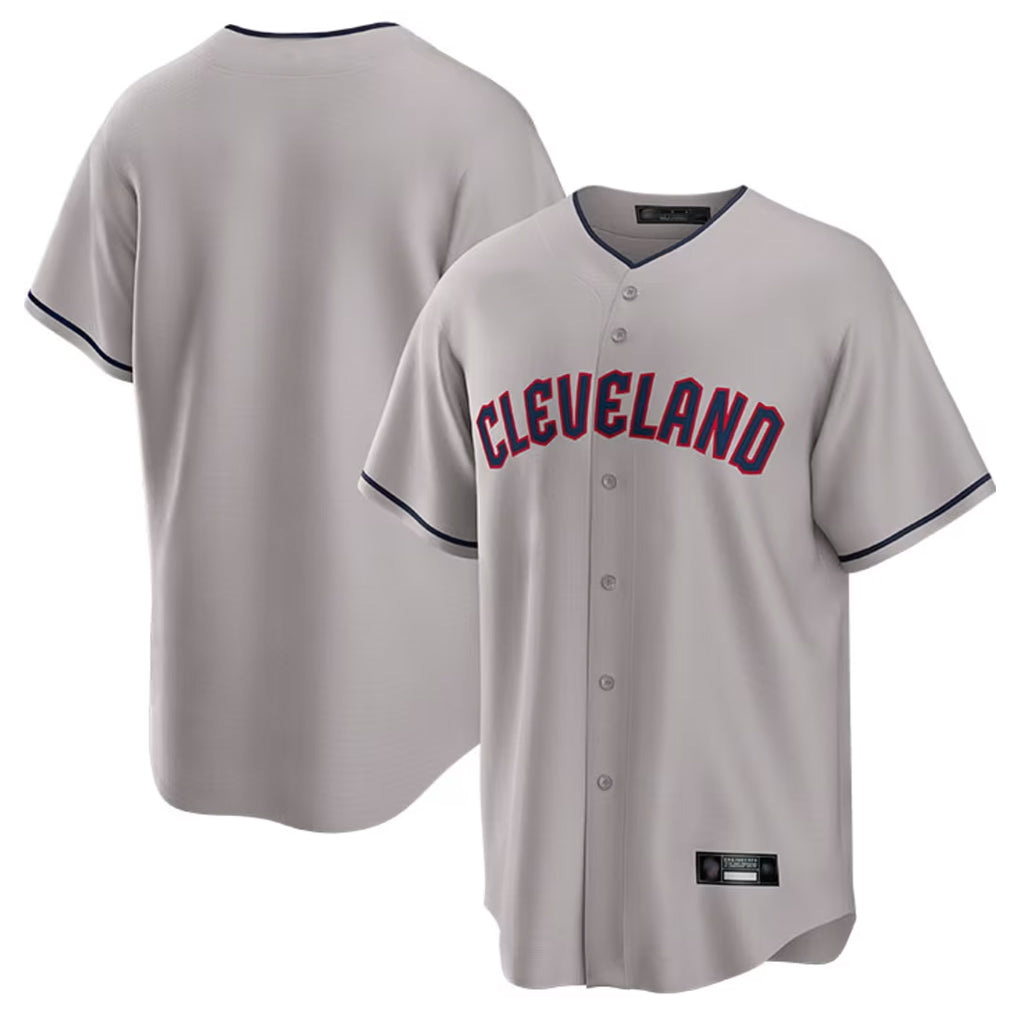Cleveland Guardians Blank Player Gray BFRAILEY Game Home Stitched Jerseys