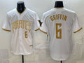 Pittsburgh Pirates #6 Konnor Griffin White BFRAILEY 2026 City Connect Stadium Stitched Jersey