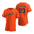 San Francisco Giants #23 Joc Pederson Orange BFRAILEY Flex Base Stitched Jersey