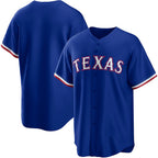 Texas Rangers Royal BFRAILEY Alternate Replica Team Logo Jersey