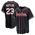 Cleveland Guardians #23 Bo Naylor Player Black BFRAILEY Fashion Out Home Game Stitched Jerseys