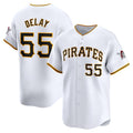 Pittsburgh Pirates #55 Jason Delay White BFRAILEY Home Limited Player Jersey