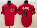 Cincinnati Reds #11 Barry Larkin Red BFRAILEY 2026 City Connect Stadium Stitched Jersey