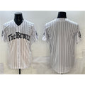 New York Yankees Blank White BFRAILEY Pinstripe 'Gothic Legacy Edition' Vapor Premier Limited Stitched Jersey