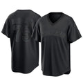 Cleveland Guardians #75 Connor Brogdon Player Black BFRAILEY T-shirt Home Game Stitched Jerseys