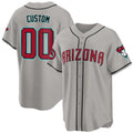 Custom Arizona Diamondbacks 2024 Cool Base Jersey ¨C Gray BFRAILEY