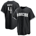 Arizona Diamondbacks #4 Ketel Marte Player Player Black BFRAILEY Game Home Stitched Jerseys