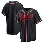 Minnesota Twins Blank Black BFRAILEY Out Stitched Jersey