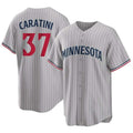 Minnesota Twins #37 Victor Caratini Player Gray BFRAILEYGame Limited Home Stitched Jerseys