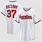 Cleveland Guardians #37 Travis Bazzana White BFRAILEY Home Limited Stitched Jersey