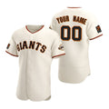 Custom San Francisco Giants White BFRAILEY 2020 Stitched Flex Base Jersey
