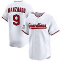 Cleveland Guardians #9 Kyle Manzardo White BFRAILEY Home Limited Stitched Jersey