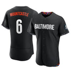 Baltimore Orioles #6 Ryan Mountcastle Player Black BFRAILEY City Connect Limited Elite Home Game Stitched Jerseys