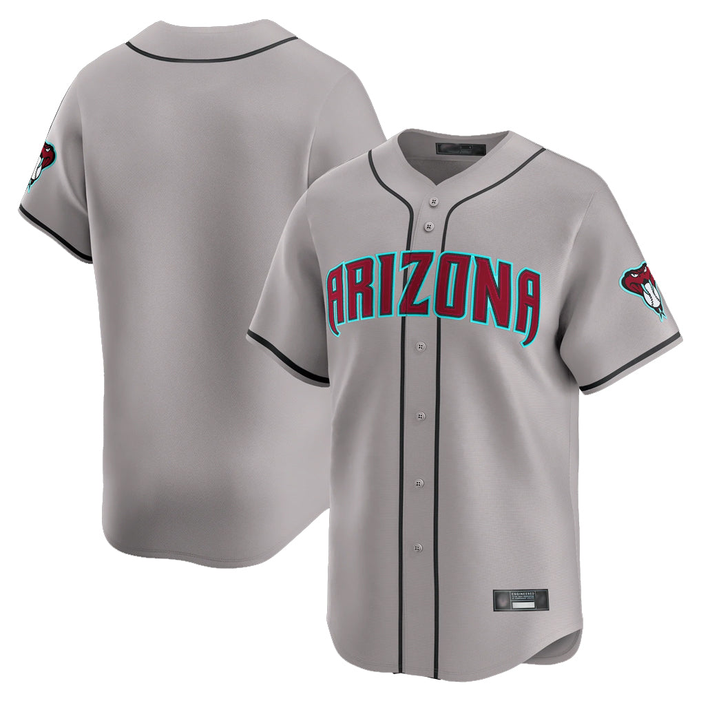 Arizona Diamondbacks Gray BFRAILEY Road Limited Home Game Blank Player Stitched Jerseys