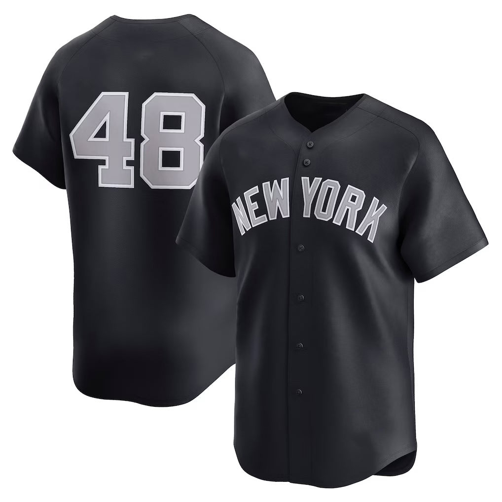 New York Yankees #48 Paul Goldschmidt Navy BFRAILEY Alternate Limited Jersey