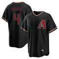 Arizona Diamondbacks #4 Ketel Marte Player Black BFRAILEY Limited Home Stitched Jerseys