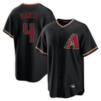 Arizona Diamondbacks #4 Ketel Marte Player Black BFRAILEY Limited Home Stitched Jerseys