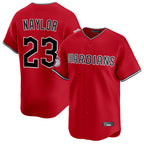 Cleveland Guardians #23 Bo Naylor Player Red BFRAILEY Limited Home Stitched Jerseys