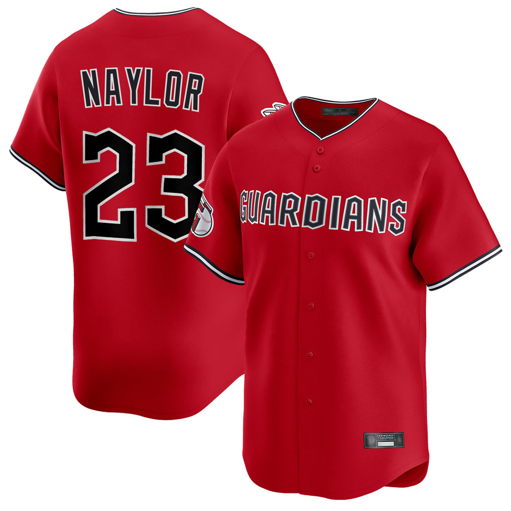 Cleveland Guardians #23 Bo Naylor Player Red BFRAILEY Limited Home Stitched Jerseys