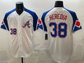 Atlanta Braves #38 Guillermo Heredia White BFRAILEY 2023 City Connect Cool Base Stitched Jersey