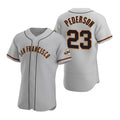 San Francisco Giants #23 Joc Pederson Gray BFRAILEY Flex Base Stitched Jersey