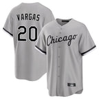 Chicago White Sox #20 Miguel Vargas Player Gray BFRAILEY Home Game Stitched Jerseys