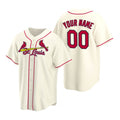 Custom St. Louis Cardinals Cream BFRAILEY Stitched Cool Base Jersey