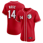 Cincinnati Reds #14 Pete Rose Player Red BFRAILEY Limited Elite Home Game Stitched Jerseys