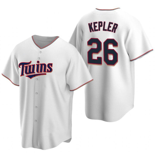 Minnesota Twins #26 Max Kepler White BFRAILEY Cool Base Stitched Jersey