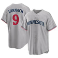 Minnesota Twins #9 Trevor Larnach Player Gray BFRAILEYGame Limited Home Stitched Jerseys