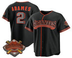 San Francisco Giants #2 Willy Adames Black BFRAILEY 2026 Alternate Stadium Stitched Jersey