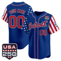 Custom Detroit Tigers America 250 Edition Vapor Premier Limited Royal BFRAILEY Stitched Jerseys